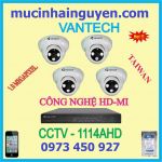 Trọn bộ Camera hồng ngoại Vantech 1114AHD