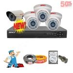 Lắp Đặt Trọn Bộ 4 Camera AHD Giá Rẻ