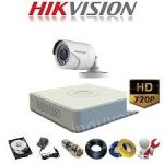 TRỌN BỘ 1 CAMERA HIKVISION HD TVI 720P