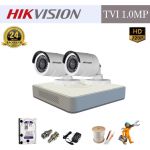 TRỌN BỘ 2 CAMERA HIKVISION HD TVI 720p
