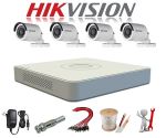 TRỌN BỘ 4 CAMERA HIKVISION HD TVI 720p