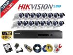 TRỌN BỘ 16 CAMERA HIKVISION HD TVI 1080P(2.0 MP)