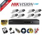 TRỌN BỘ 8 CAMERA HIKVISION HD TVI 1080P(2.0 MP)
