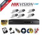 TRỌN BỘ 6 CAMERA HIKVISION HD TVI 1080P(2.0 MP)