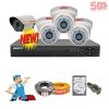 Lắp Đặt Trọn Bộ 4 Camera AHD Giá Rẻ - anh 1